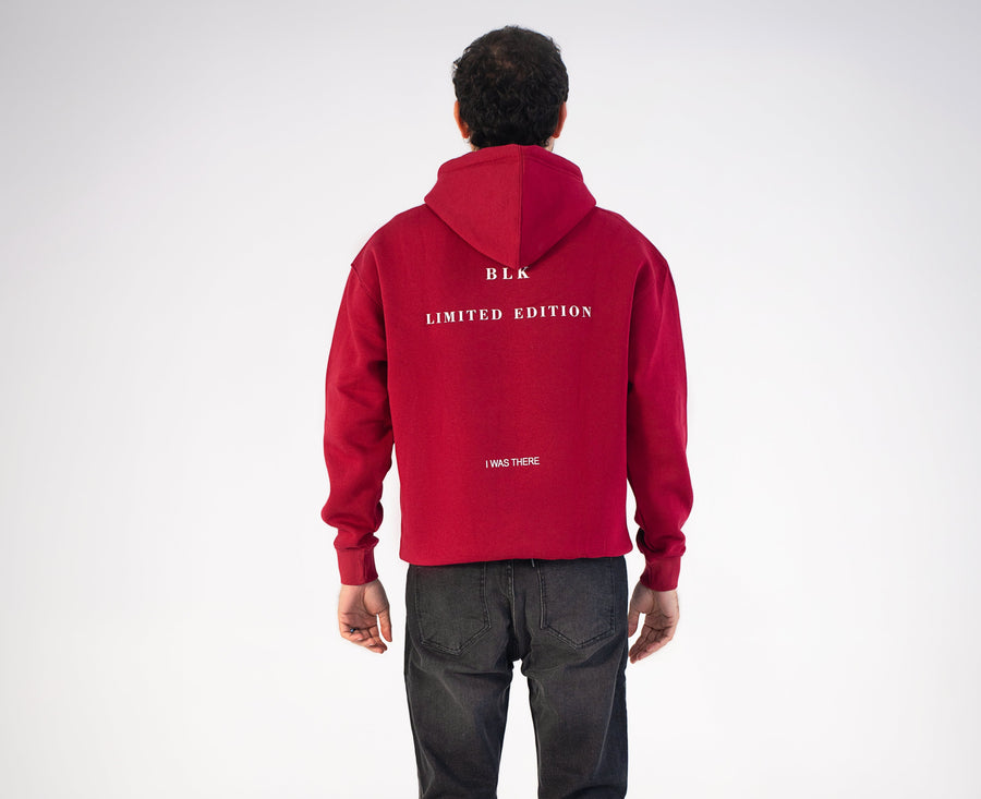 I Was There Hoodie - Red | BLK Vogue