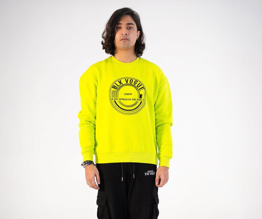 Neon Green Sweatshirt | BLK Vogue
