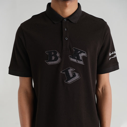 BLK Embroidered Polo | BLK Vogue